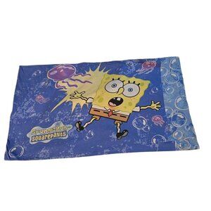 Vintage 2000s Nickelodeon Spongebob Squarepants Pillowcase